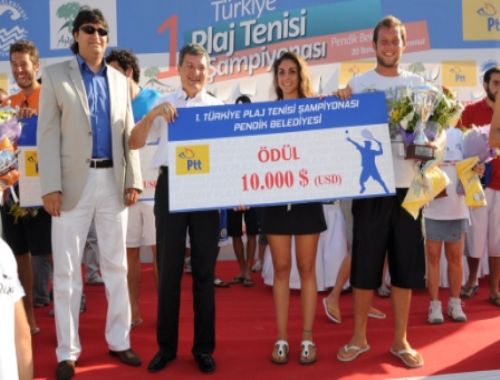 1. Türkiye Plaj Tenis Şampiyonası sona erdi
