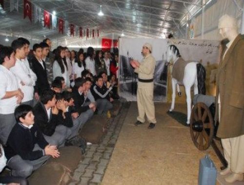 Tuzla\’daki Çanakkale yi yüz bin kişi ziyaret etti