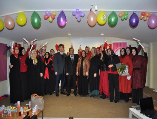 Mutlu Evler’de sertifika heyecanı