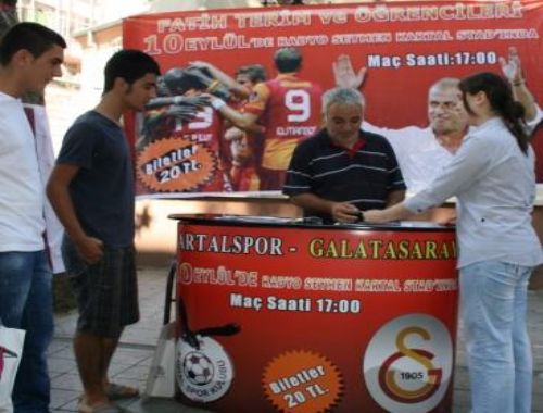 KARTALSPOR  GALATASARAY KARŞILAŞMASININ BİLET SATIŞI DEVAM EDİYOR.