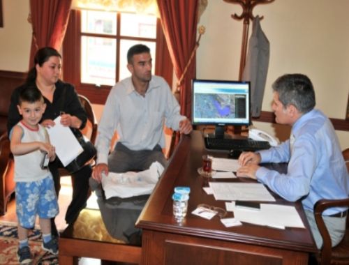 Başkan Şahin 1270 kişiyle yüz yüze görüştü