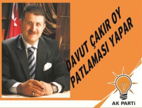 DAVUT ÇAKIR  OY PATLAMASI YAPAR