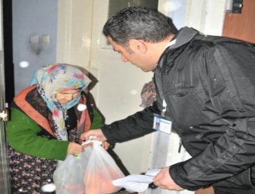 Yaşlı ve engellilere sıcak yardım : “Soğukta çıkmayın, biz getiririz”